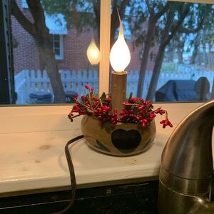 Rustic Heart candle light